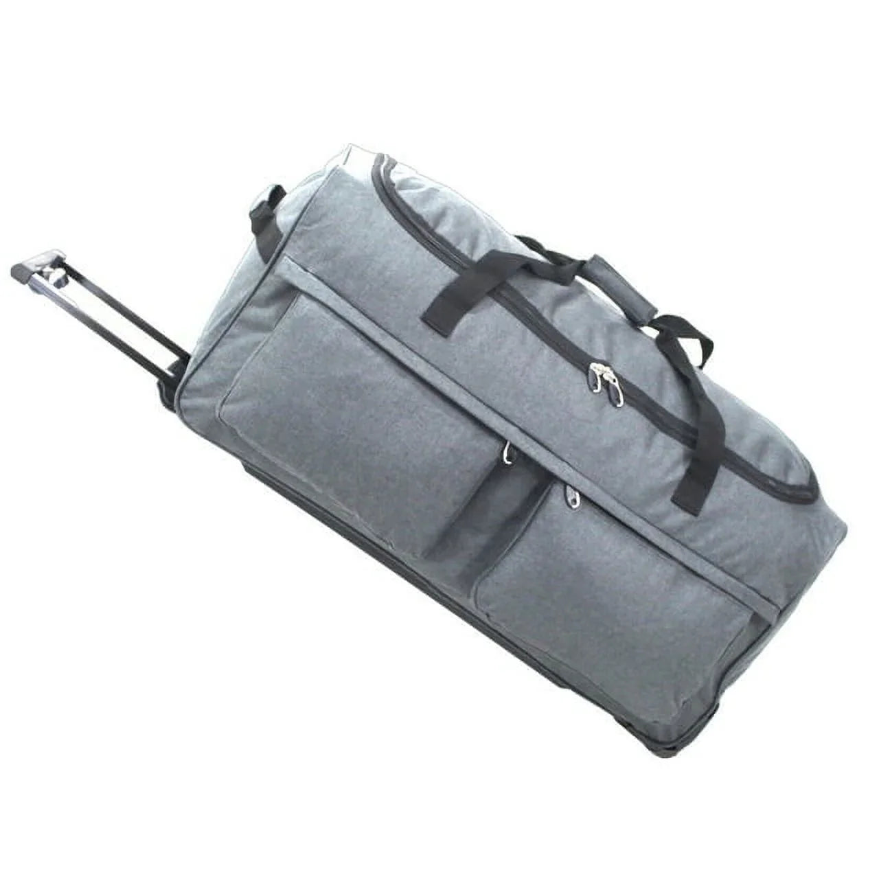 Black, Multi-Pocketed Duffel Gear Telescoping Handle Factor X Bag Travel Wheels with - 28" Rolling &