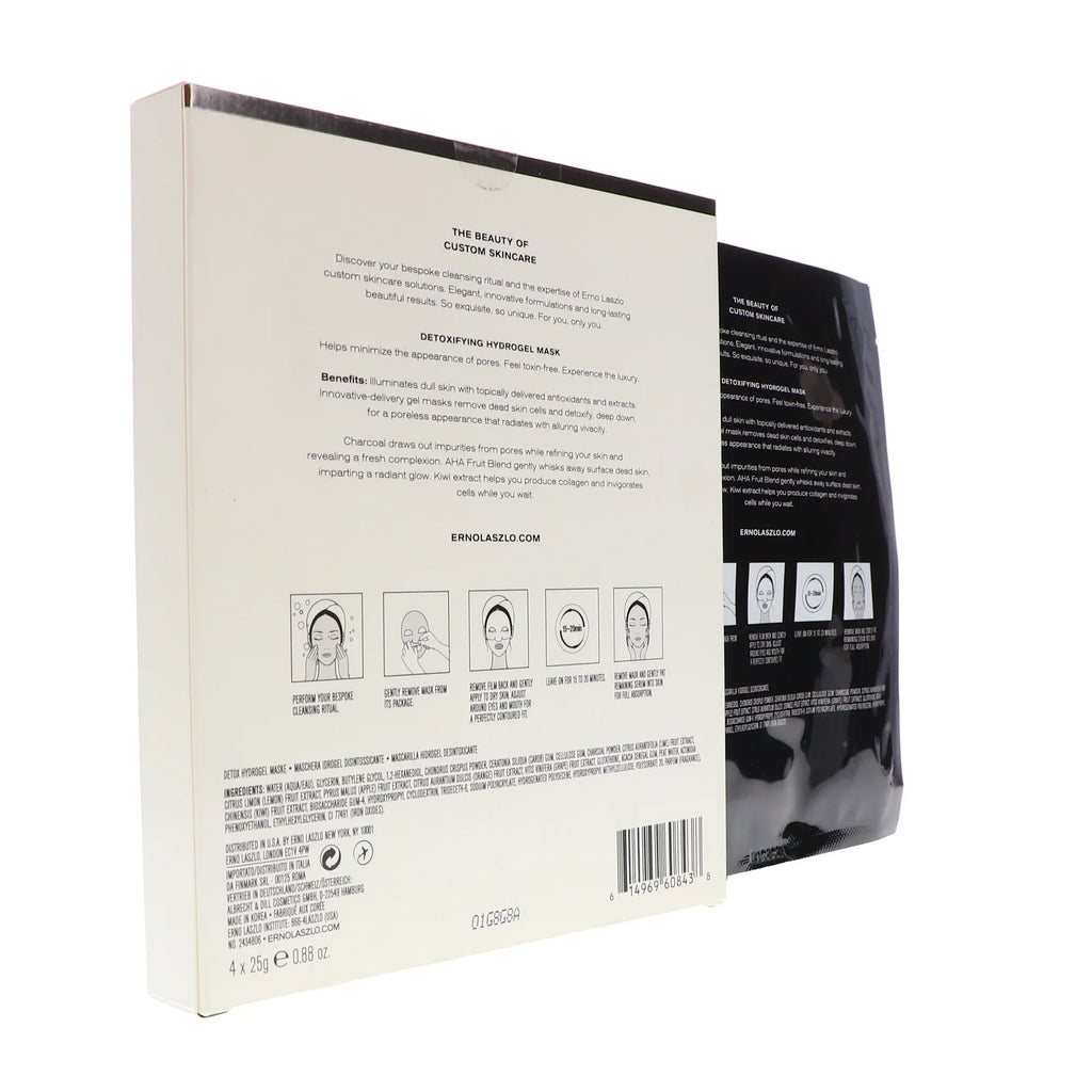 Sheet 4 Mask Detoxifying Exfoliate - by Hydrogel x Women Erno & Laszlo oz for 0.88 Detox Mask