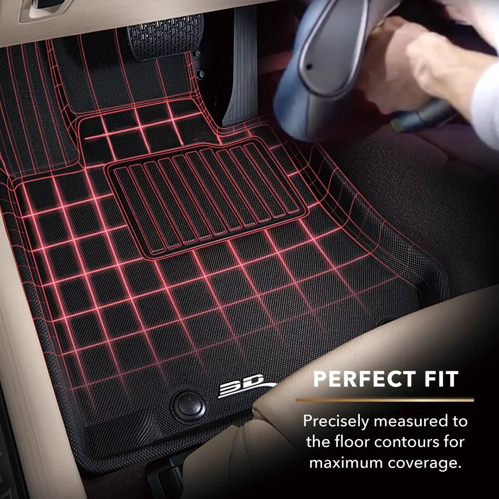 (BLACK) KAGU KONA Mat 3D ELECTRIC 2019-2023 MAXpider - compatible Set Floor with HYUNDAI Full