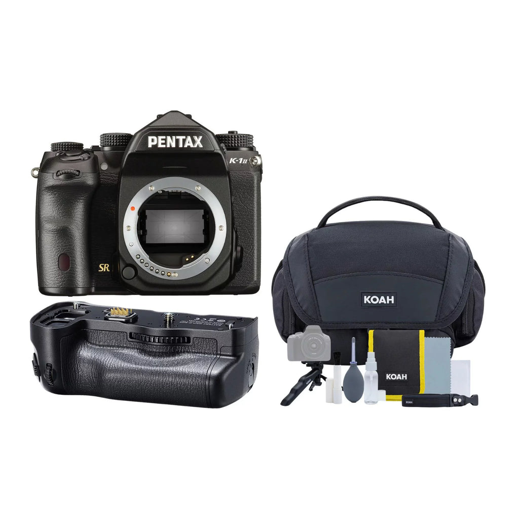 K-1 Bag II Grip, D-BG6 Gadget Pentax with Camera Mark Battery Camera DSLR Bundle