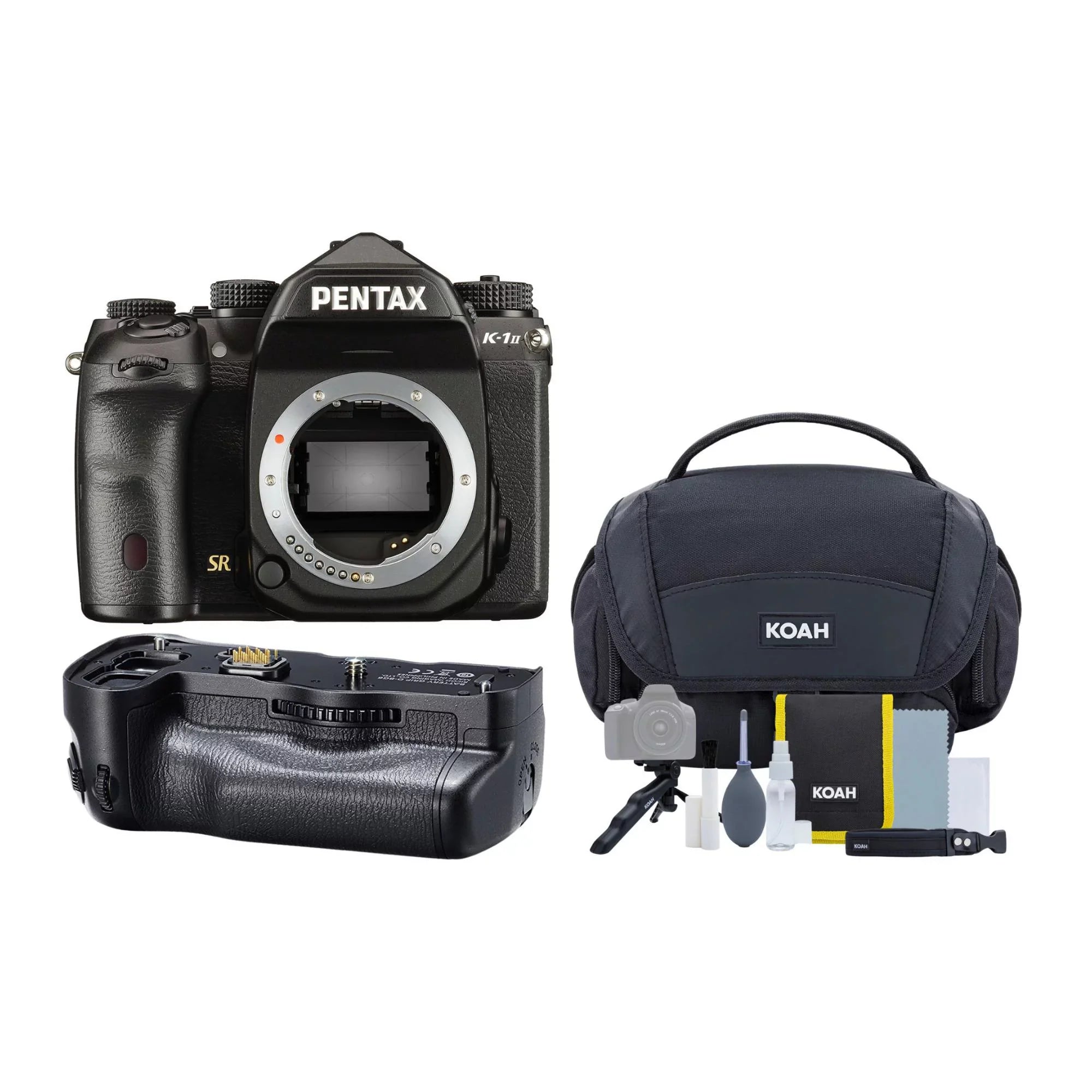 K-1 Bag II Grip, D-BG6 Gadget Pentax with Camera Mark Battery Camera DSLR Bundle