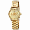Gold-tone Coach Yellow Ladies Watch Dial Grand 14502976 Gold
