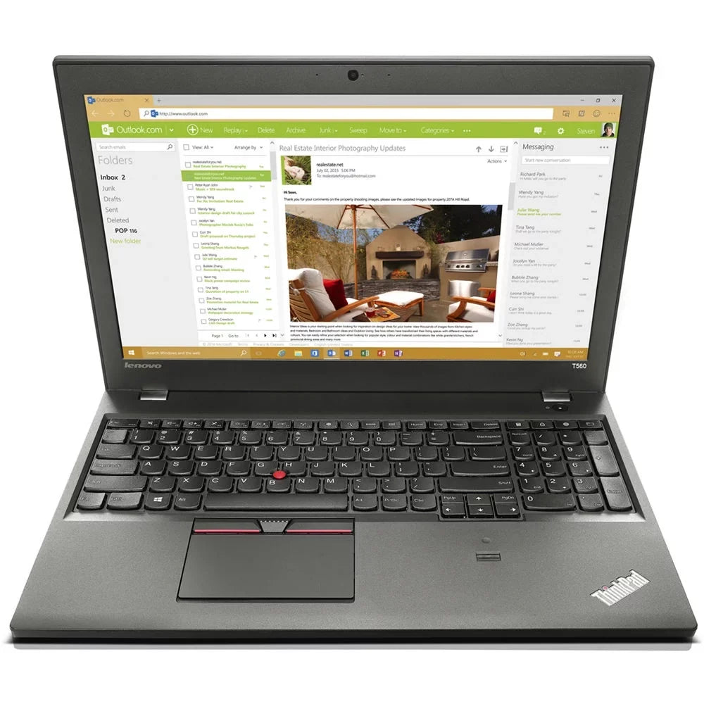 GB 16 Intel SSD Ram Core 2.40 i5 T560 Restored Thinkpad W10P GHz 512 (Refurbished) Lenovo GB Notebook
