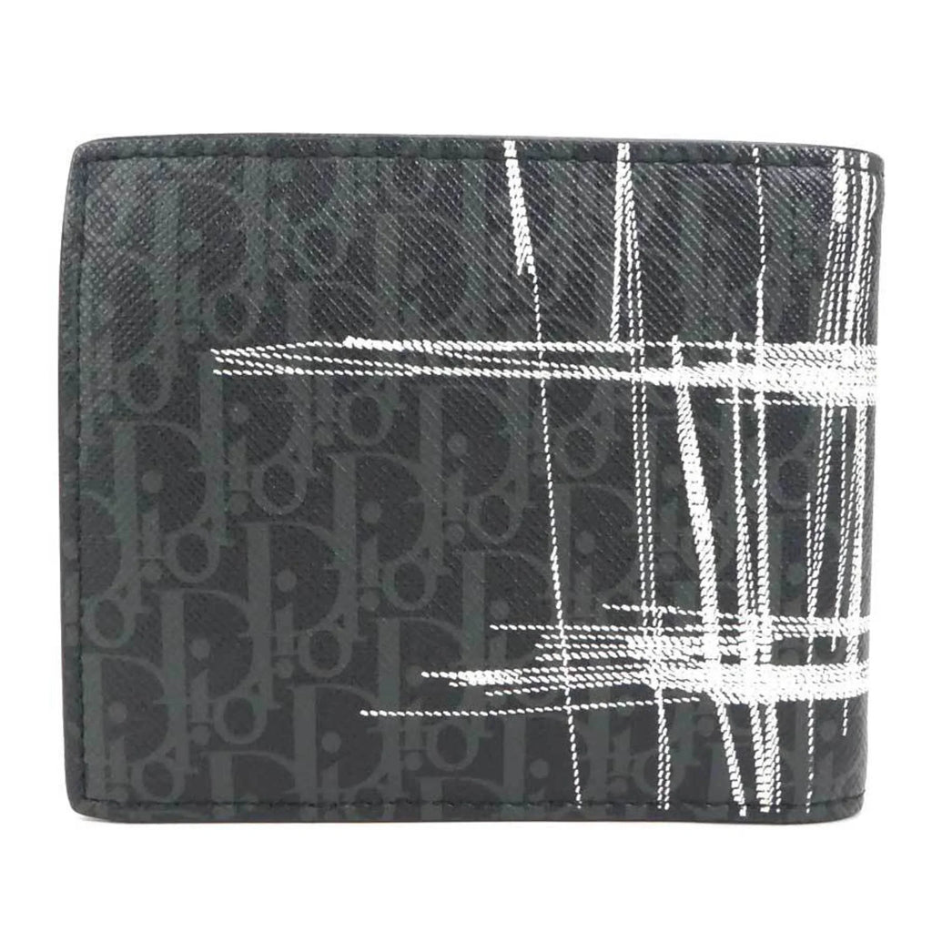 folio Pre-Owned wallet Homme leather Dior DIOR men black (Good) HOMME series