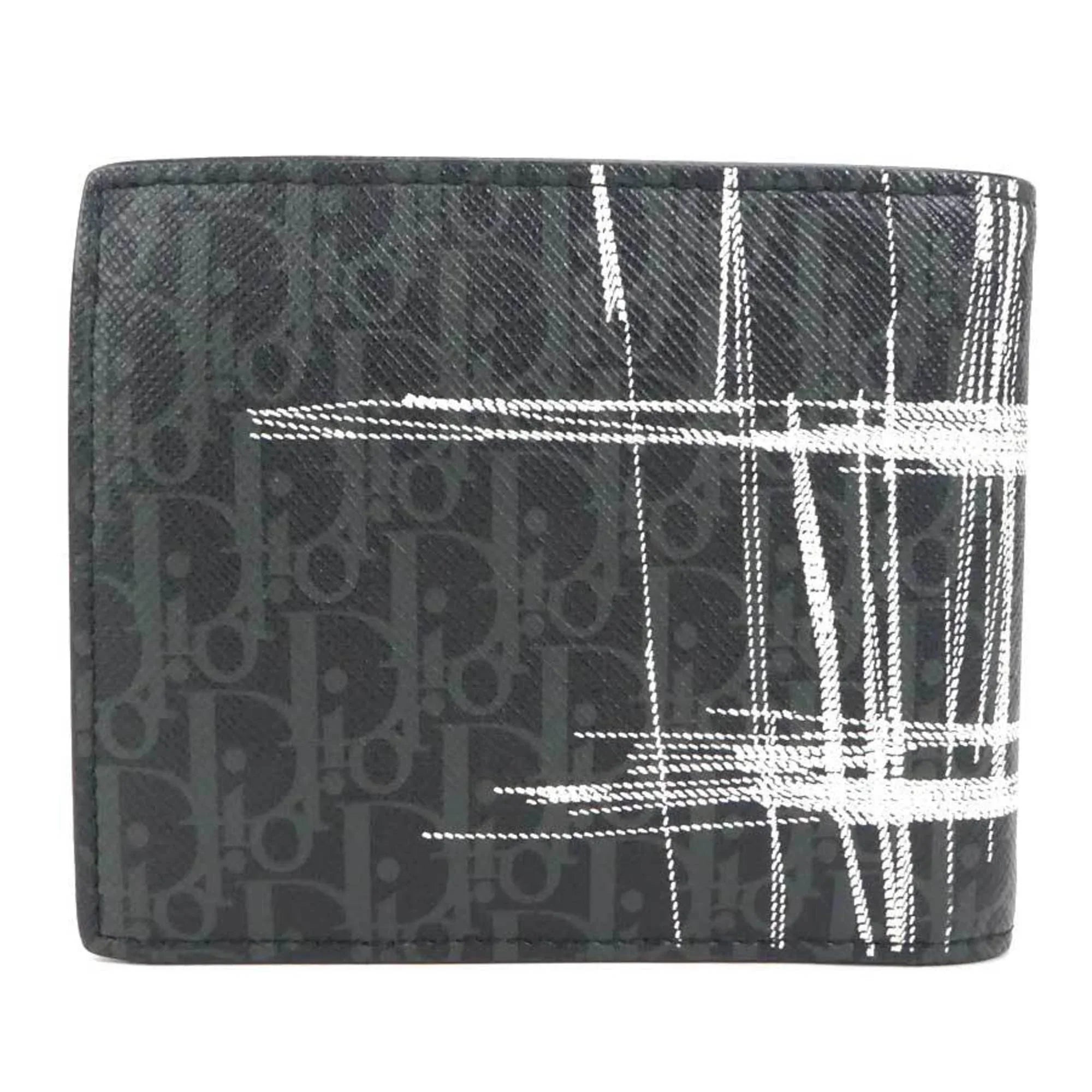 folio Pre-Owned wallet Homme leather Dior DIOR men black (Good) HOMME series