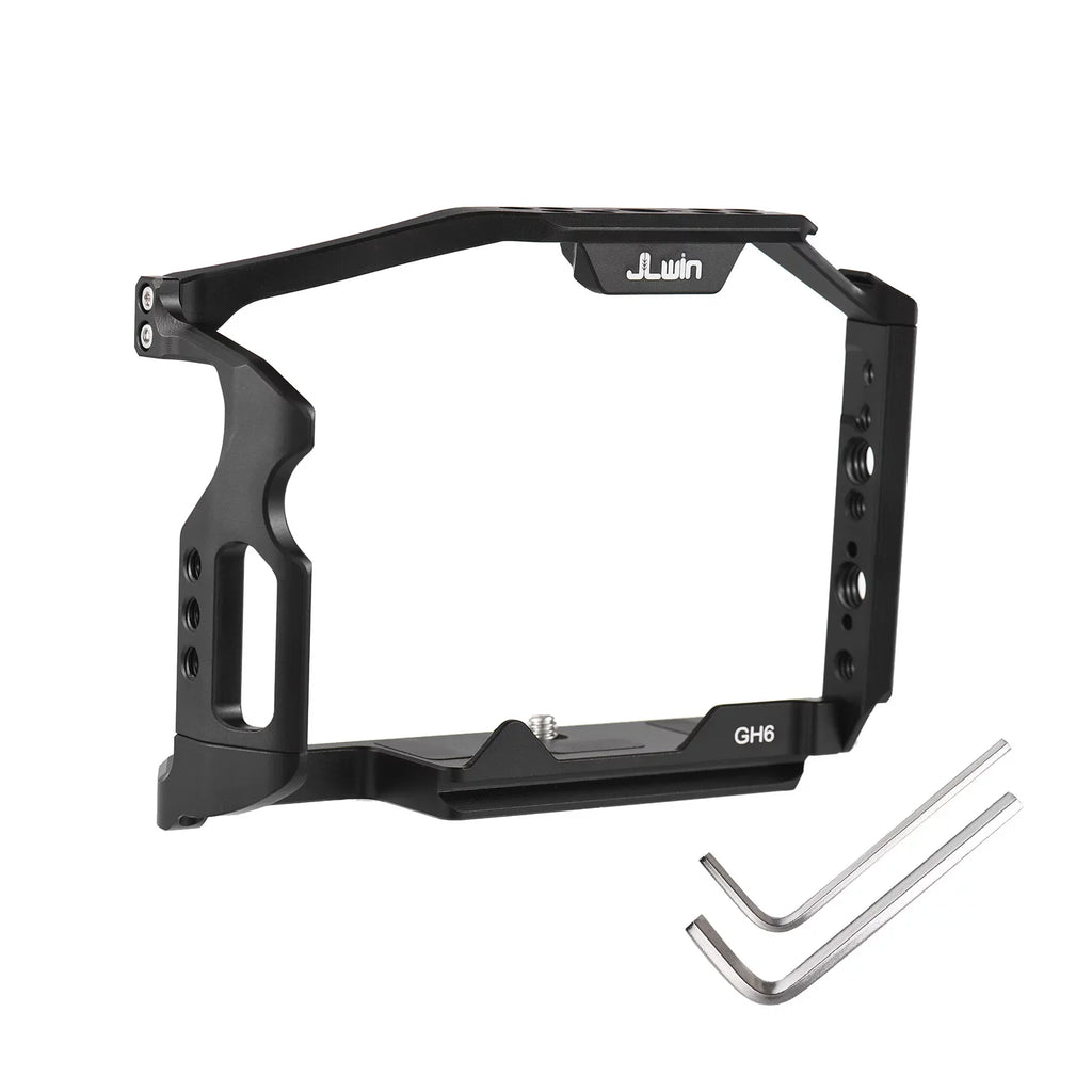 and Shoe Dcenta Compatible Camera with Threaded GH6 Panasonic with Cage Mount Construction Aluminum Holes Alloy Cold Extensive