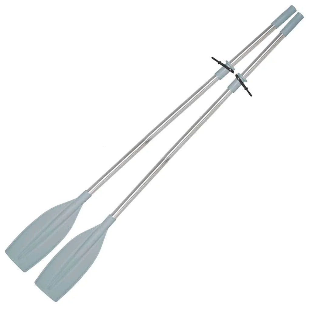 Detachable 6" Kayak - 2 Piece / 6' Stops Length Oars with Pair - - Locks Oceansouth Shaft - with Split Aluminum Canoe