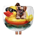 Round Inflatable Circular Blanket Towels Throw Circle Puppy 60 Beach SIDONKU on Drawing inch Towel Labrador Travel Tapestry Watercolor Beach Duck Floats Beach Mat