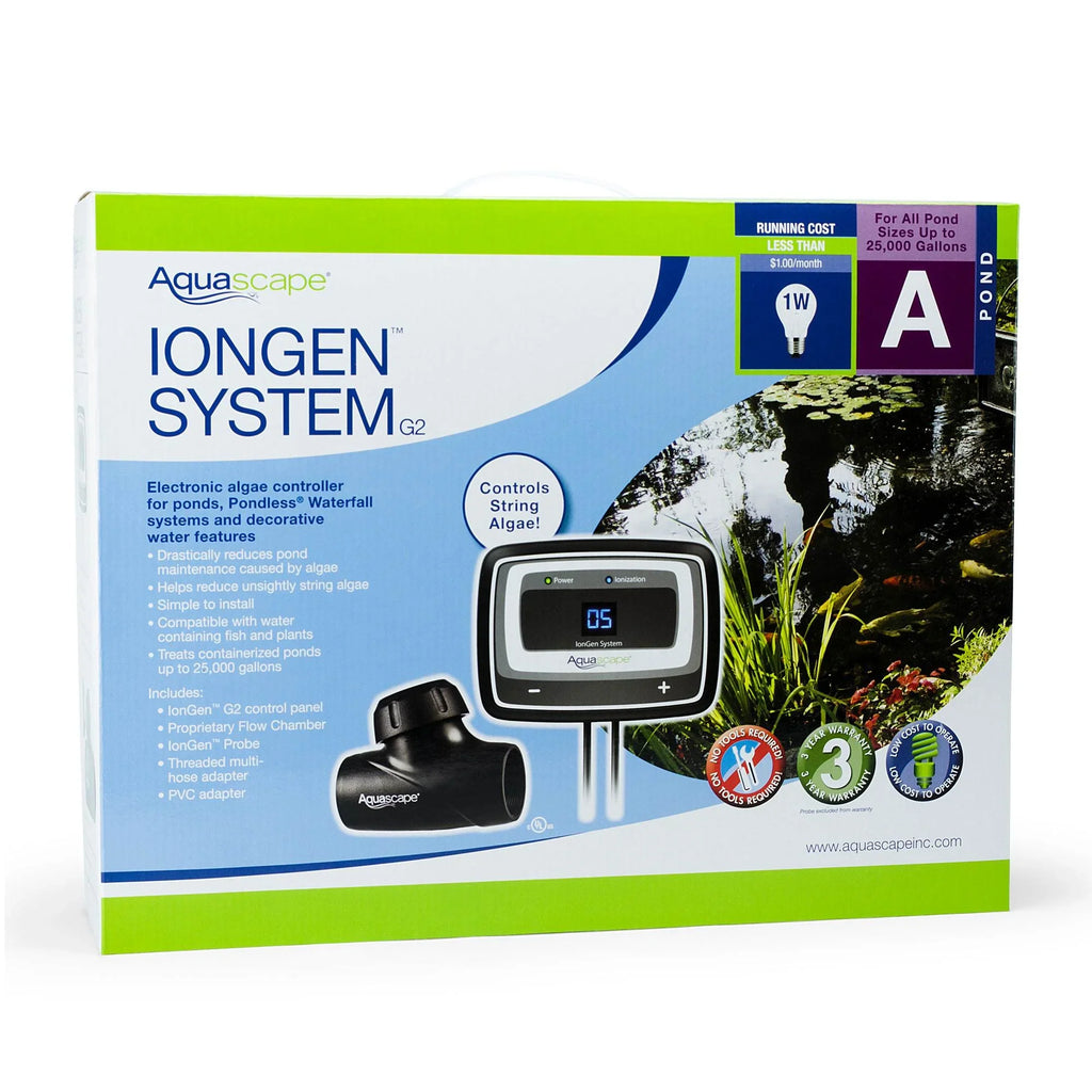 Free Pond G2 Natural 95027 Control System Chemical Aquascape Auto Algae IonGen