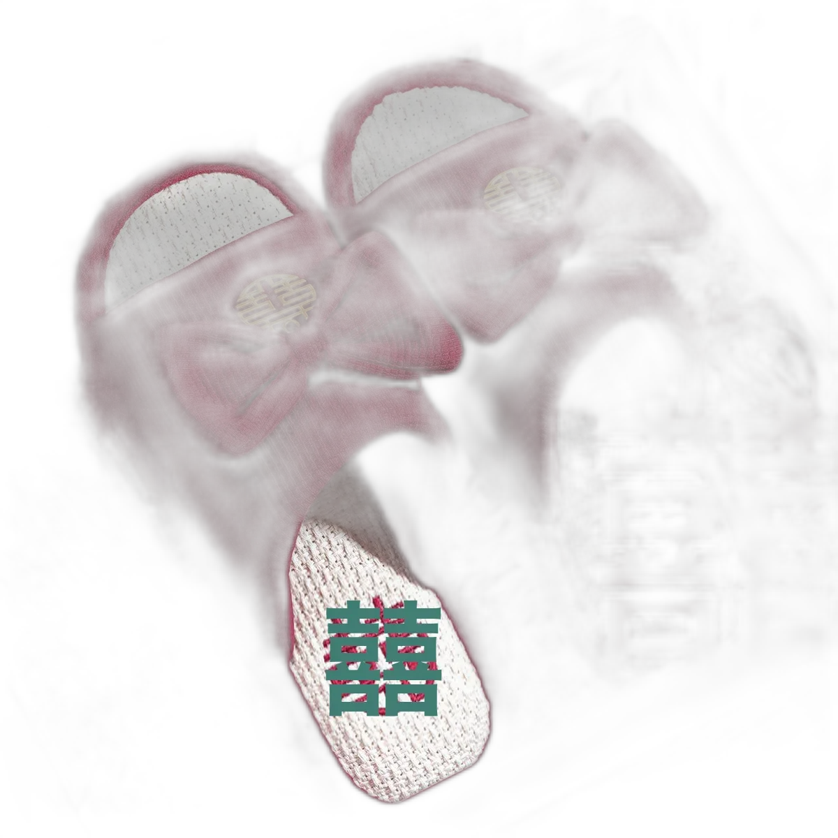 Pair Luxury Newly Wedding Festive Couple Groom To Accompany Married Light Bride Ladies Slippers Red Bride The Men And Of Shoes Bridal
