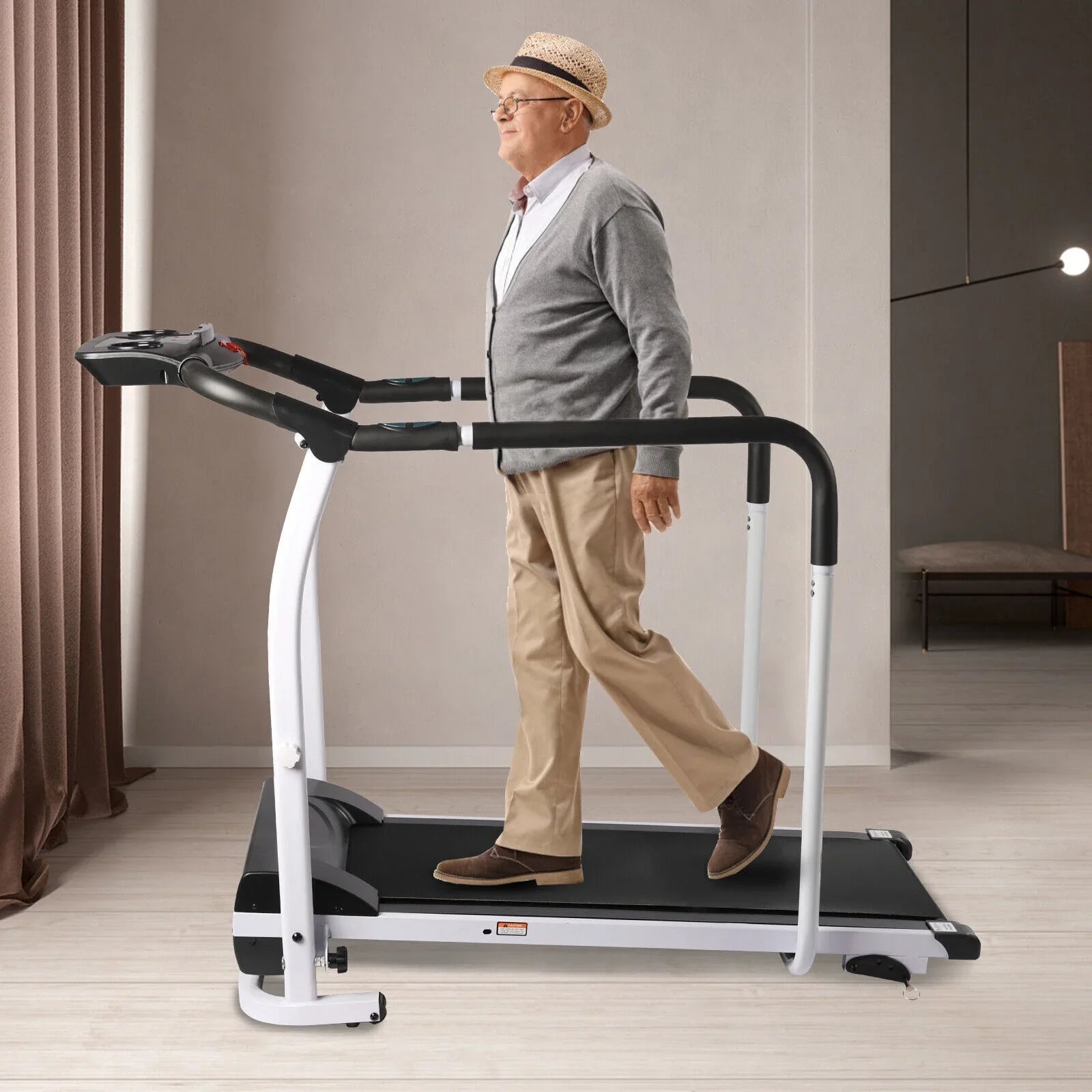 Electric DENEST Elderly Treadmill Fitness Walking Treadmill Machineï¼?Recovery Exercise for Indoor Walking