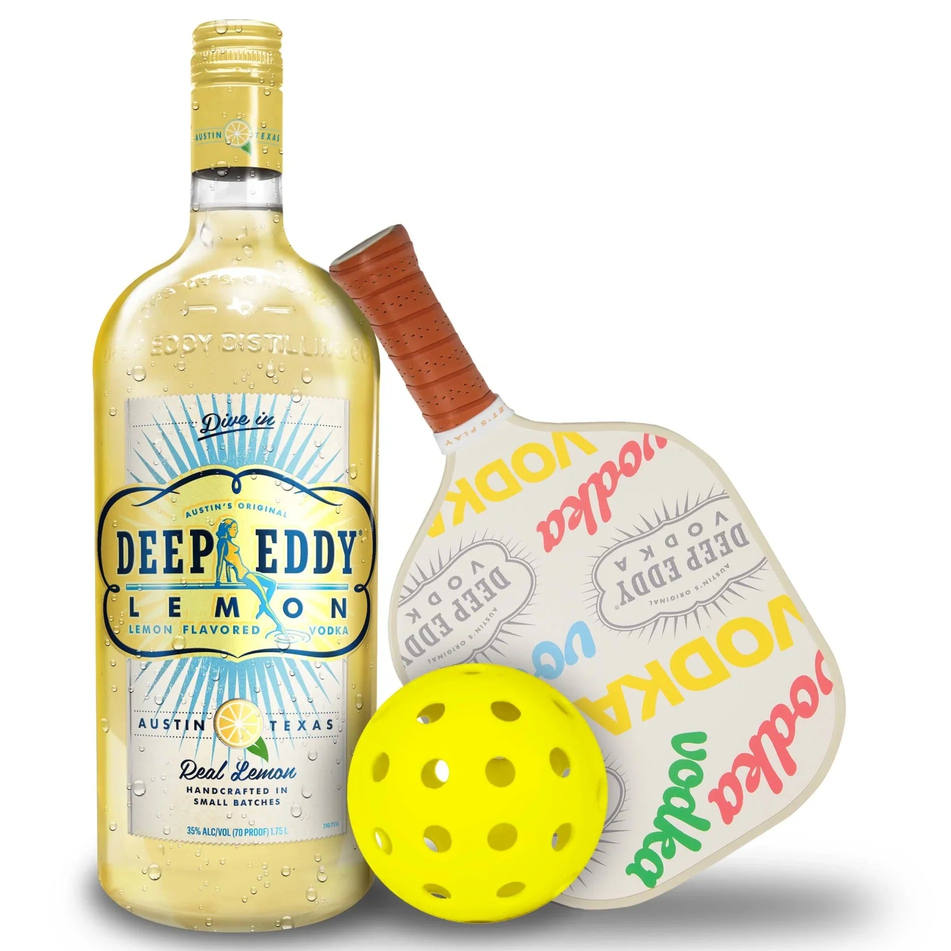 Bottle, Vodka, 1.75 35% L ABV Flavored Lemon Eddy Deep