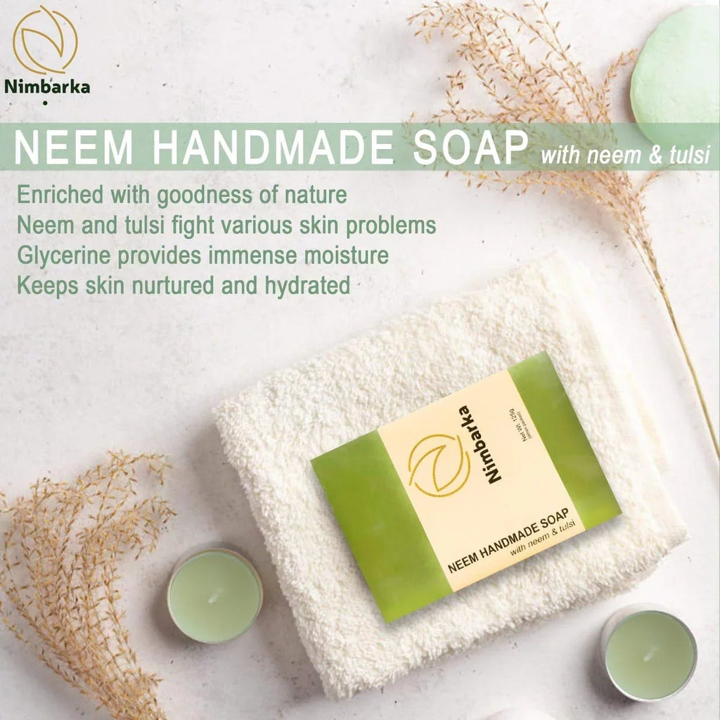 Neem Nimbarka Face and 85gm Scrub Handmade Neem Soap 125gm