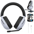 USB-A Bundle Sony Noise 2 WHG500/W INZONE Gear Wireless Enhanced H5 Pack Headset, Gaming to Protection 6 CPS Stand, Cable Deco & Foot USB-C Cancelling YR Pro Headphone White Audio with