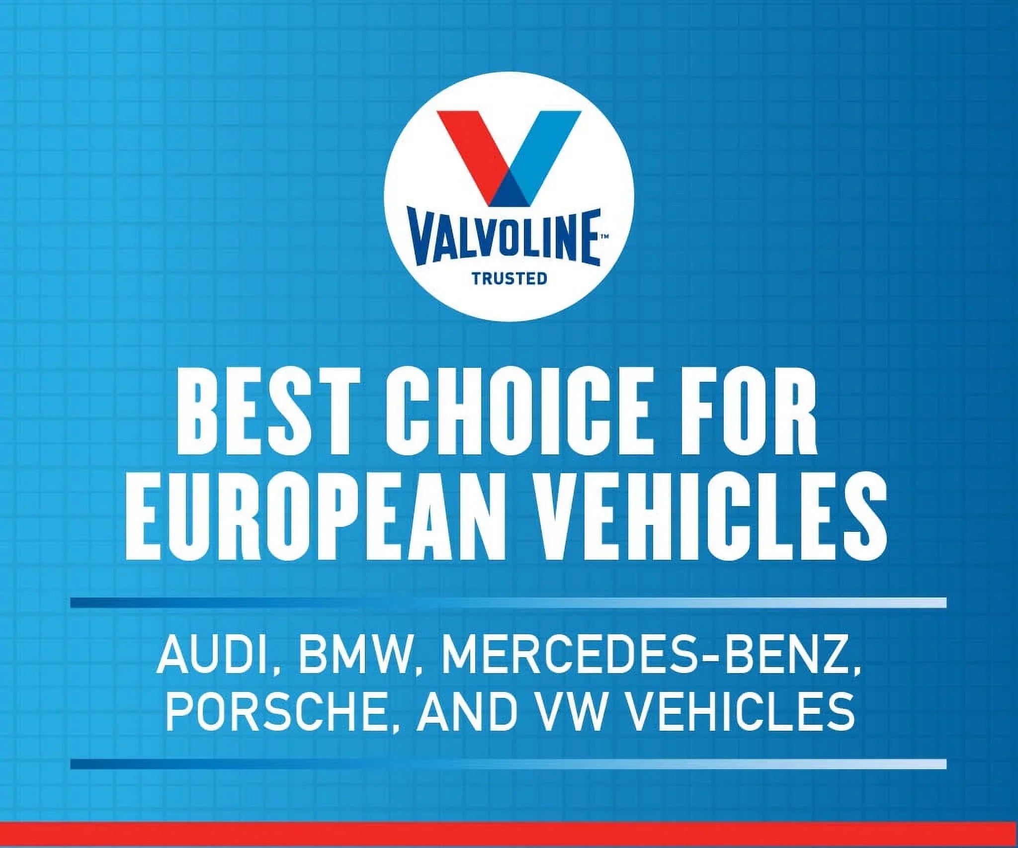 5 Vehicle Oil Motor 0W-40 Full QT Valvoline Synthetic European