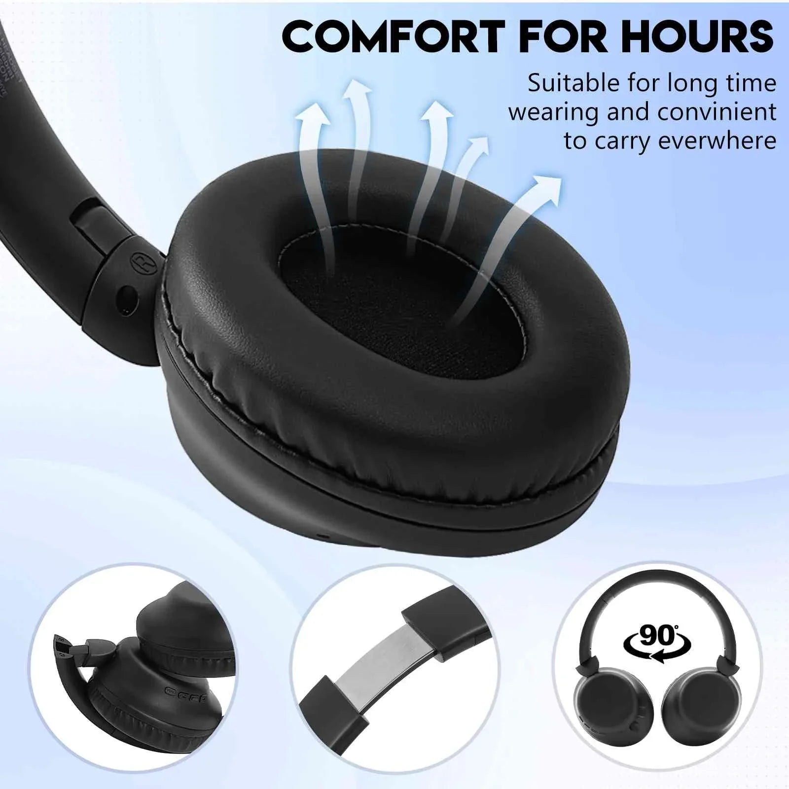 Wireless 955 Overhead II Bluetooth Comfort ¨C Noise-Cancelling, UrbanX HTC with For 12s Perfect Desire Headphones Black