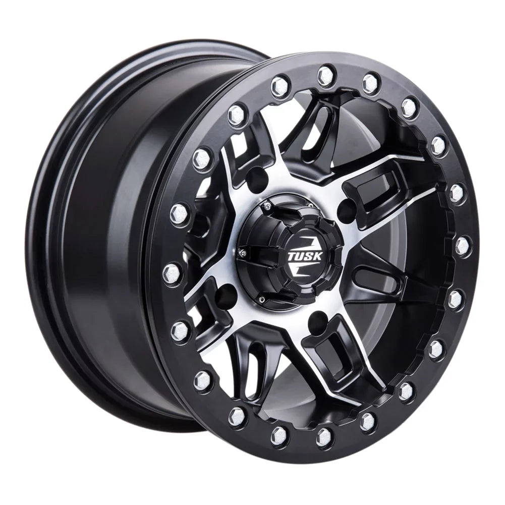 Wheel 15x7 Pro (4 Pack) For 2.0 2020-2022 4/137 CAN-AM Defender Tusk HD10 + XT Beadlock Machined/Black Wasatch 5.0