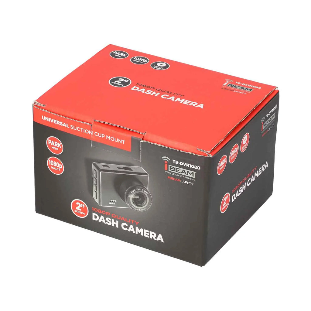 2" 1080P Camera Dash Suction w/ TE-DVR1080 Screen LCD iBeam Mount Windshield