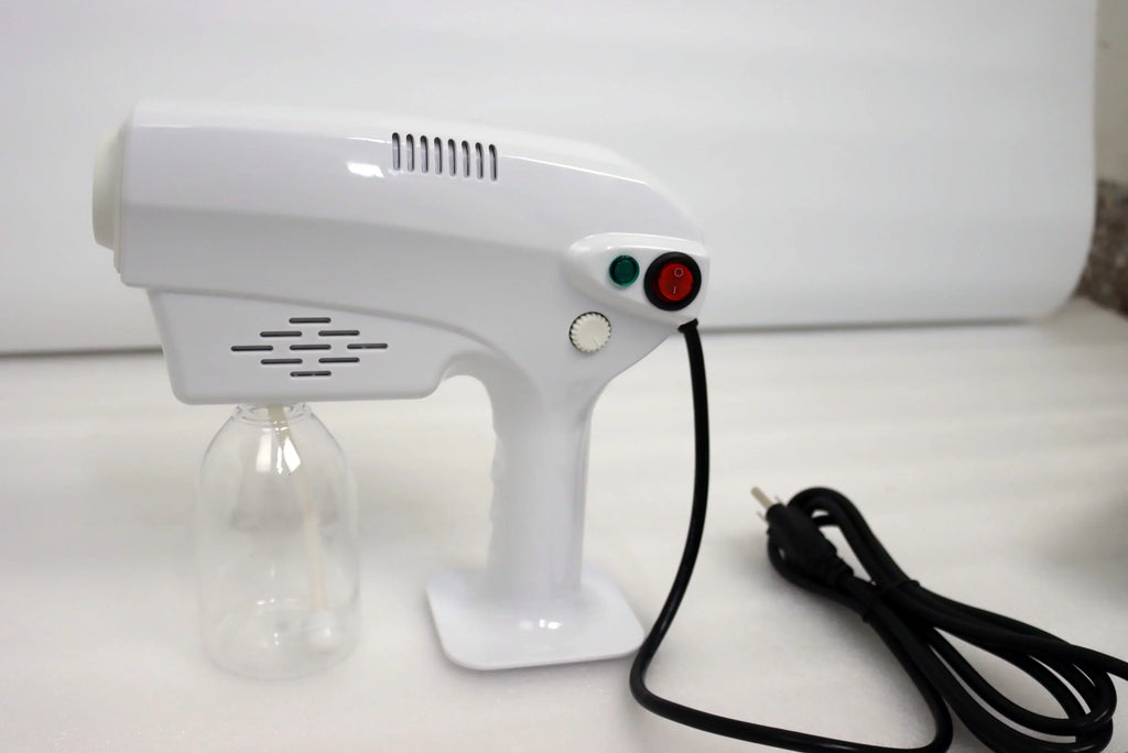 Sprayer Fogger Gun Blue Atomizing Nano Smart Disinfectant Light Disinfection 1200W Steam Sprayer