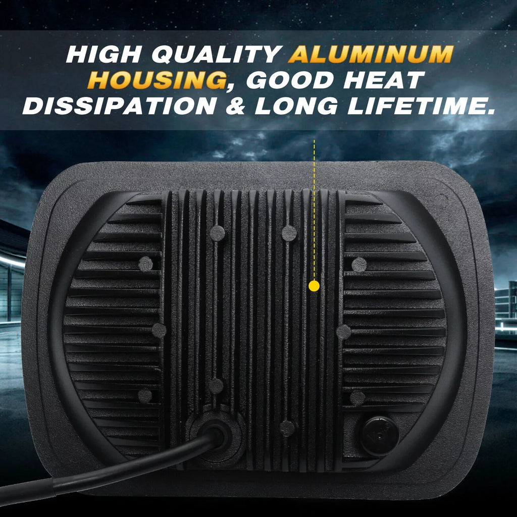 Cherokee LED Lo Pair Headlight Beam 400W DRL 5x7" 7x6" XJ Jeep Chevrolet For Hi