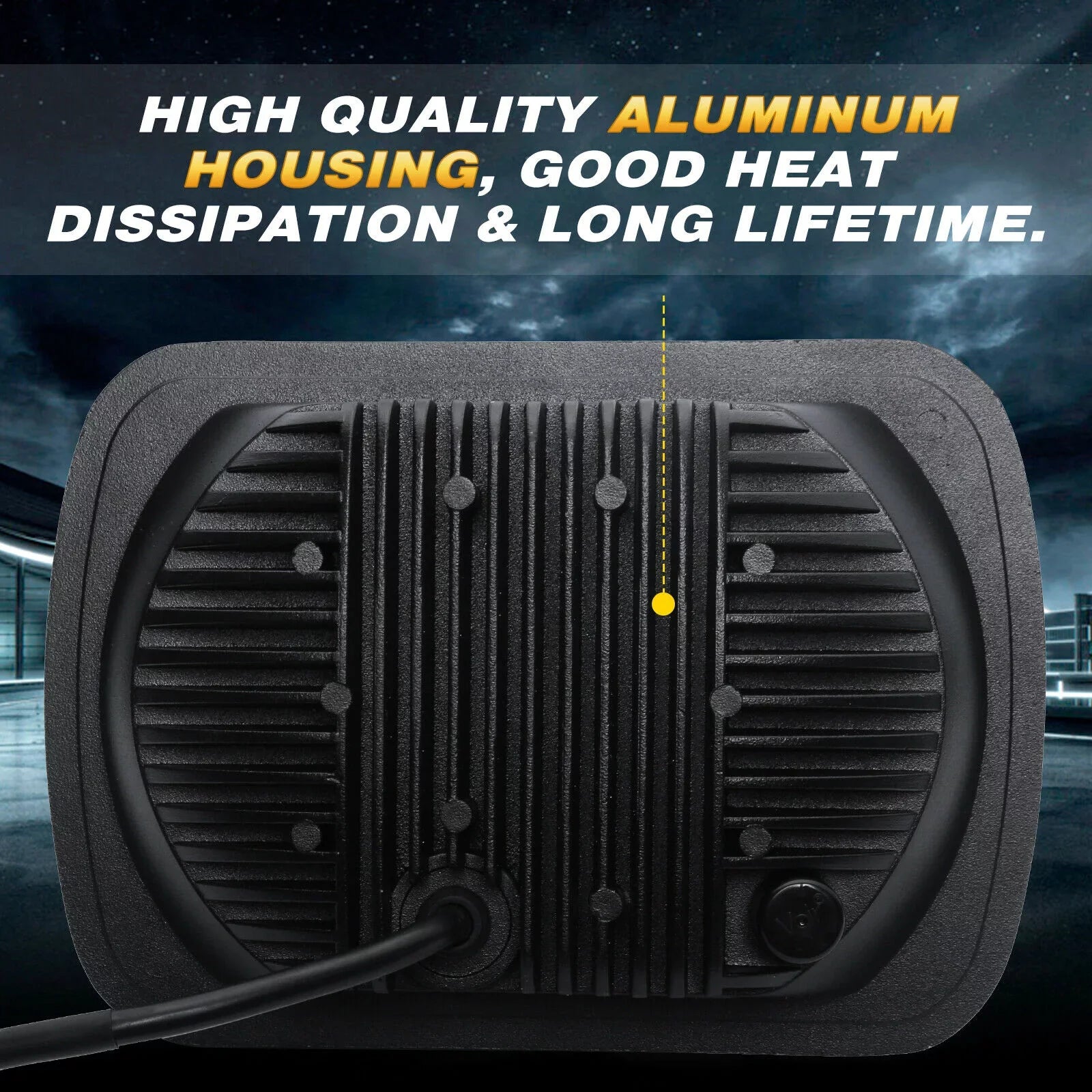 Cherokee LED Lo Pair Headlight Beam 400W DRL 5x7" 7x6" XJ Jeep Chevrolet For Hi
