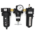 Regulator 1/2" Handle Integral Large Bowl a? Interstate Made - USA Lubricator Pneumatics Filter "T" Poly in Combo WC1081HDGP