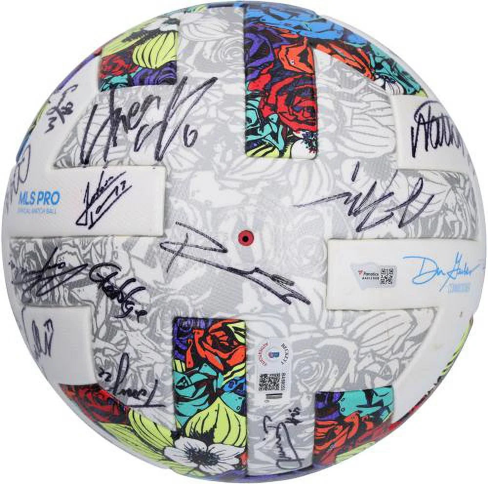 Earthquakes Signatures from Match-Used with MLS the BA88055 Fanatics Authentic Season Certified - - Ball 25 San 2022 Jose Soccer