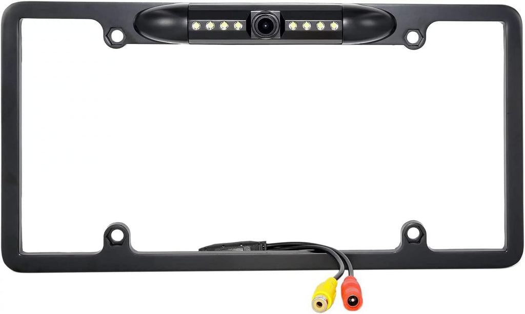 ILXW650 License ALPINE for Black Camera Plate Rearview Frame Backup ILX-W650