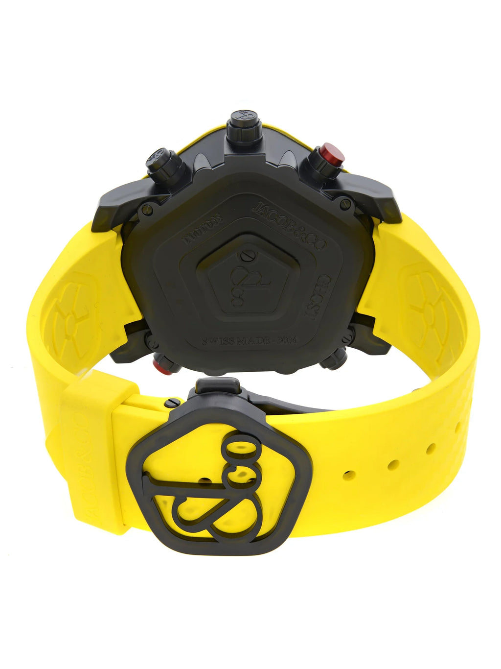 Watch GH100.11.NS.PC.ANH4D Carbon Bezel Ghost Steel Quartz Jacob & Yellow Co.