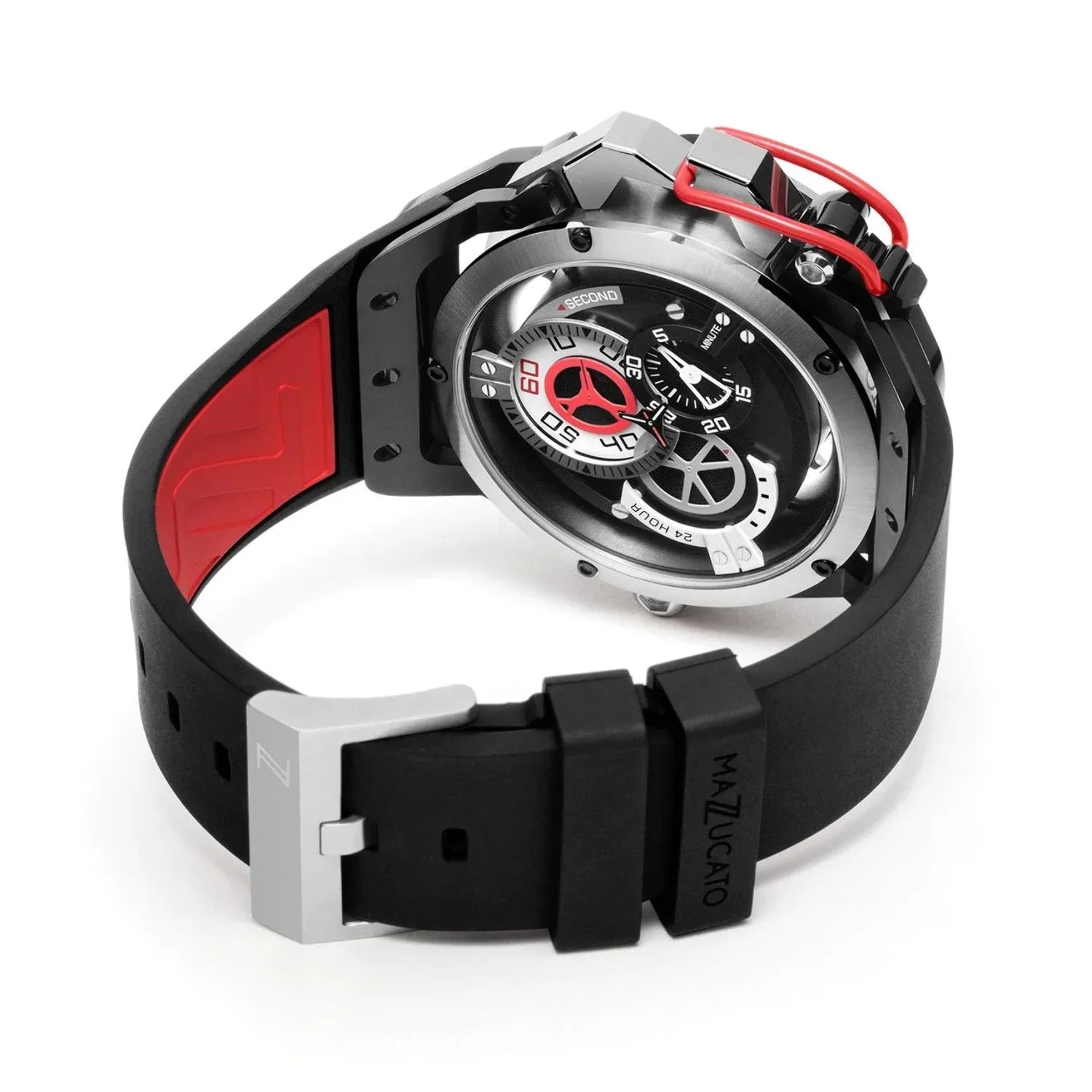 Automatic Mazzucato RIM Black Red Reversible