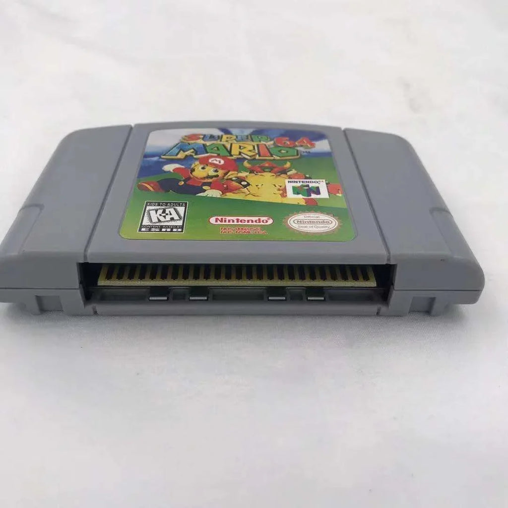 Mario Cartridge For Super Game Console Card Version- Video 64 US
