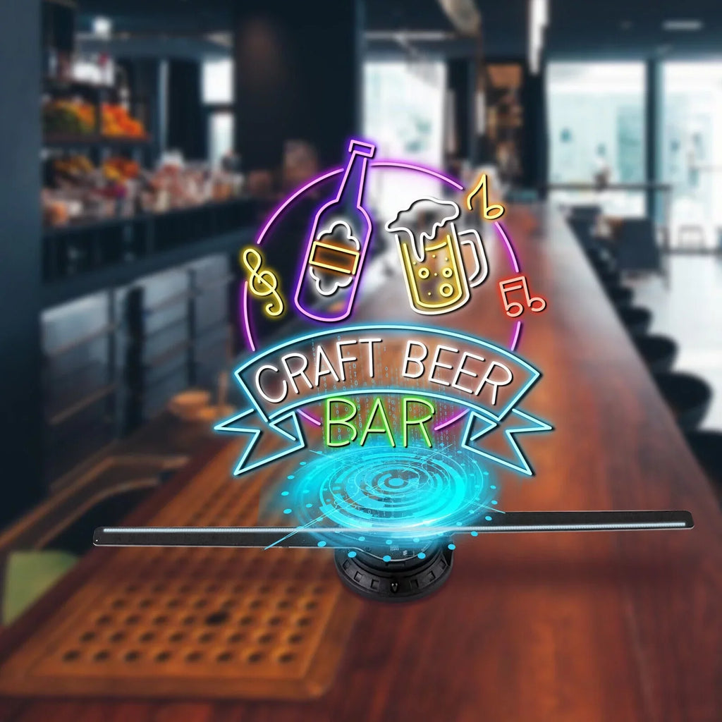 Club MIDUO Effect Cafe 3D Bar Fan Decor Projector Hologram