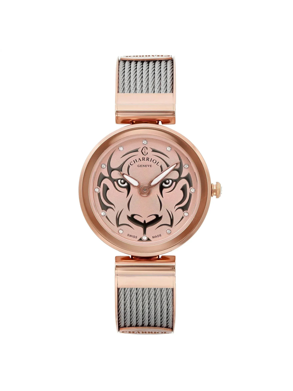 (Like Ladies Steel Forever New) Watch Pre-owned Tiger Charriol FE32.102.029